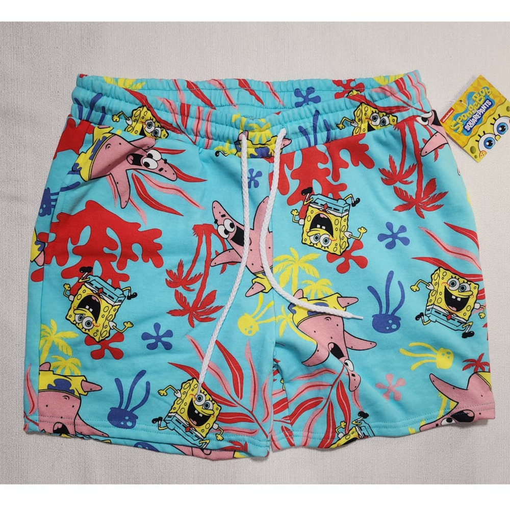 sponge bob jogger shorts medium Men